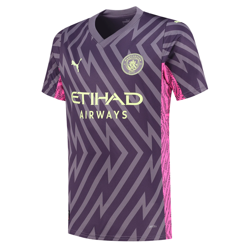 Camisa Manchester City Roxa 2023/24 Goleiro - Pokas Store
