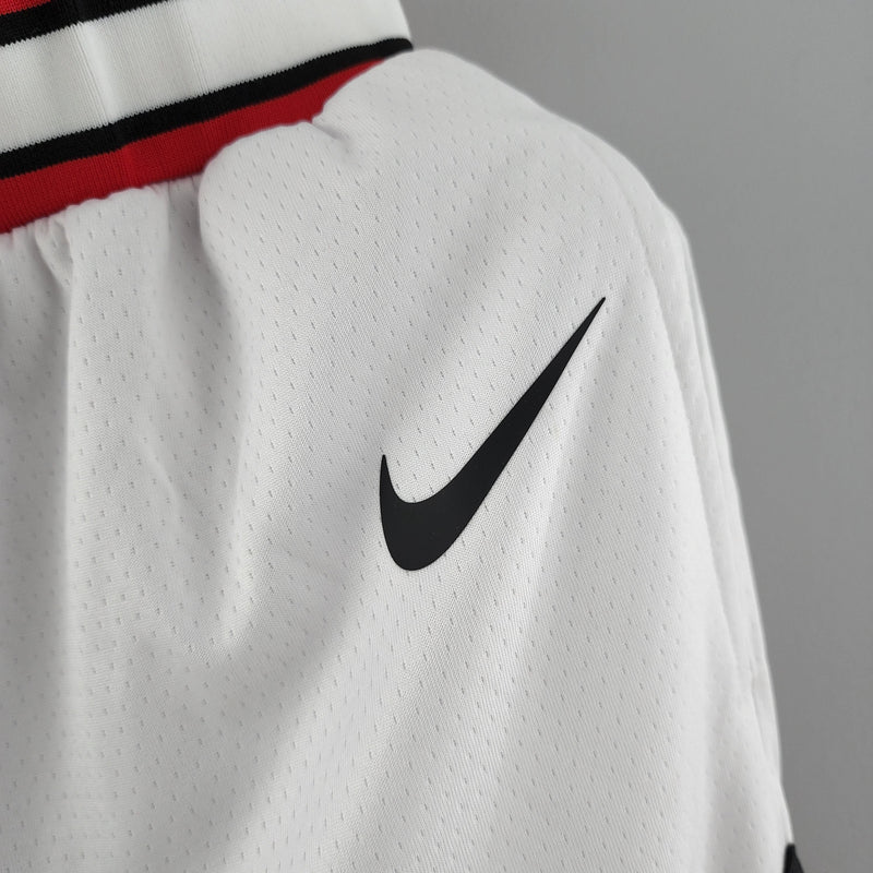 Shorts Chicago Bulls White NBA - Pokas Store