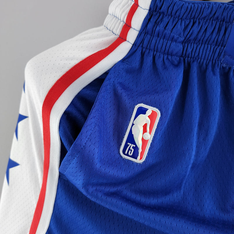Shorts 75th Anniversary Philadelphia NBA - Pokas Store