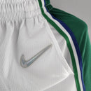 Shorts Dallas Mavericks Urban Edition White Green NBA - Pokas Store