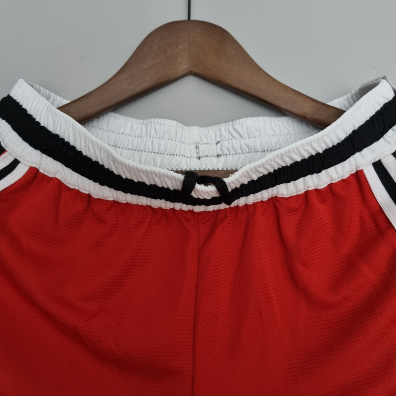 Shorts Chicago Bulls Black Red NBA - Pokas Store
