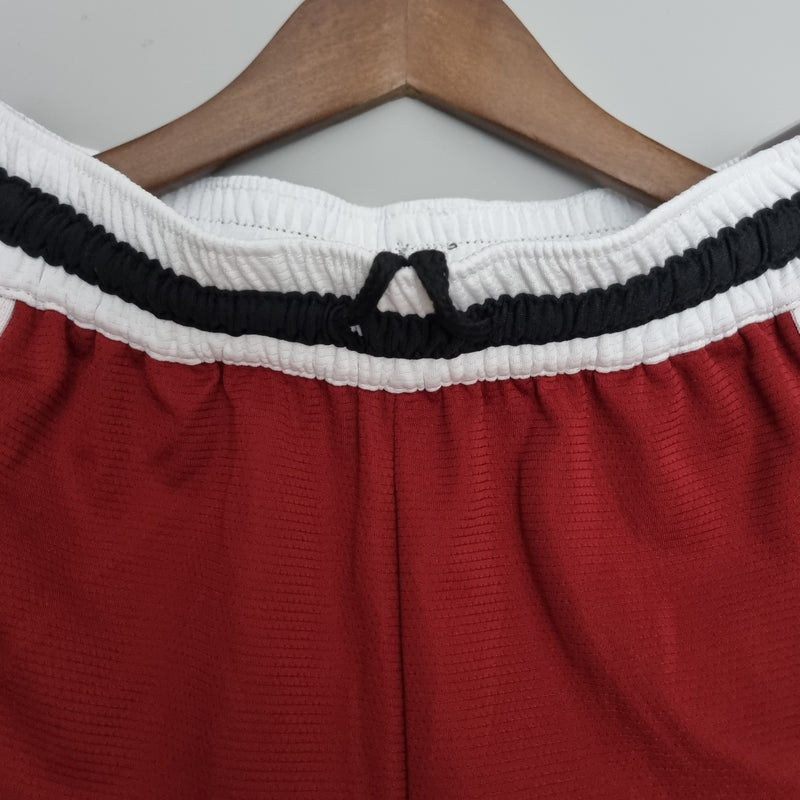 Shorts Miami Heat Red Black NBA - Pokas Store