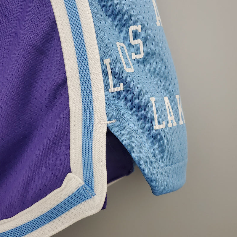 Shorts Los Angeles Lakers City Edition Purple NBA - Pokas Store