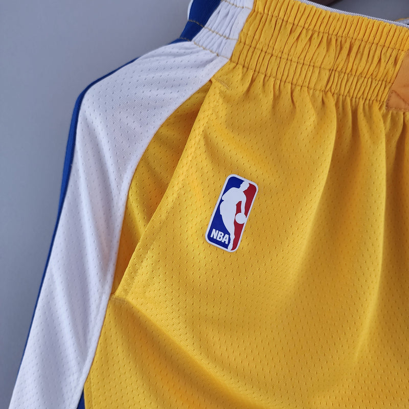Shorts Golden State Warriors Air Jordan Yellow NBA - Pokas Store