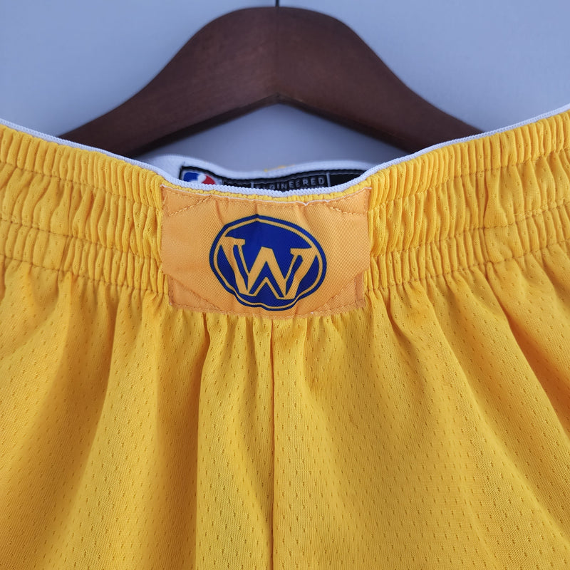 Shorts Golden State Warriors Air Jordan Yellow NBA - Pokas Store