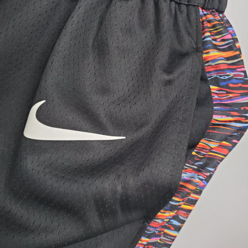 Shorts Brooklyn Nets City version black NBA - Pokas Store