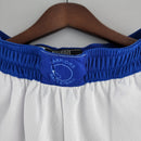 Shorts Golden State Warriors White Blue NBA - Pokas Store