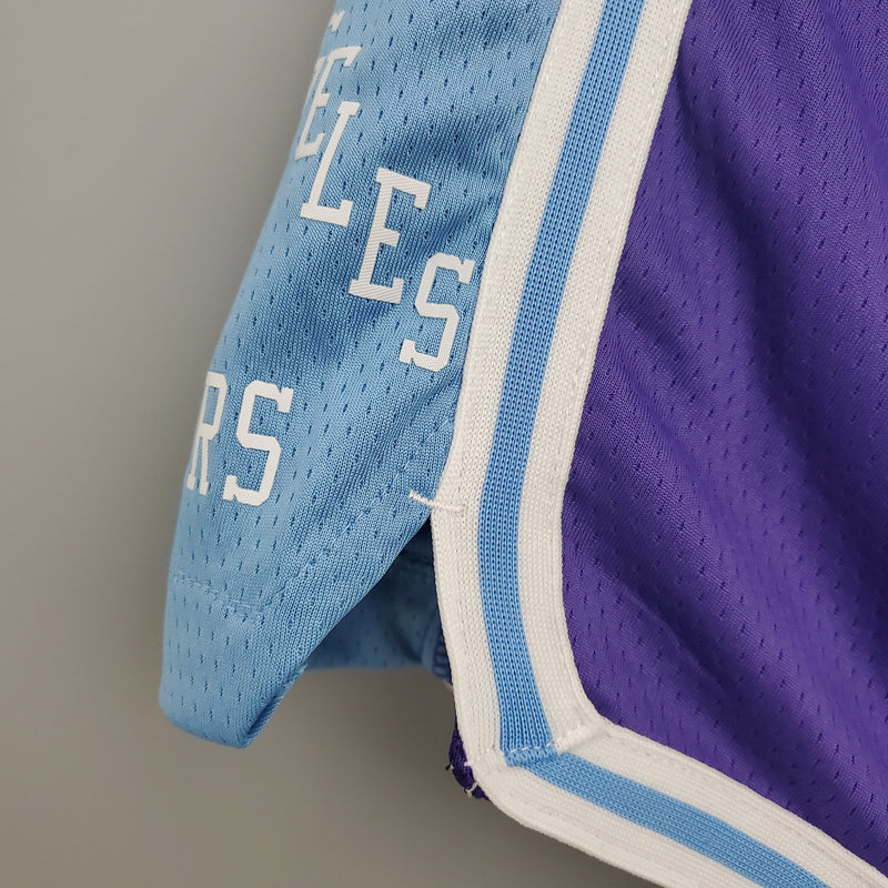 Shorts Los Angeles Lakers City Edition Purple NBA - Pokas Store
