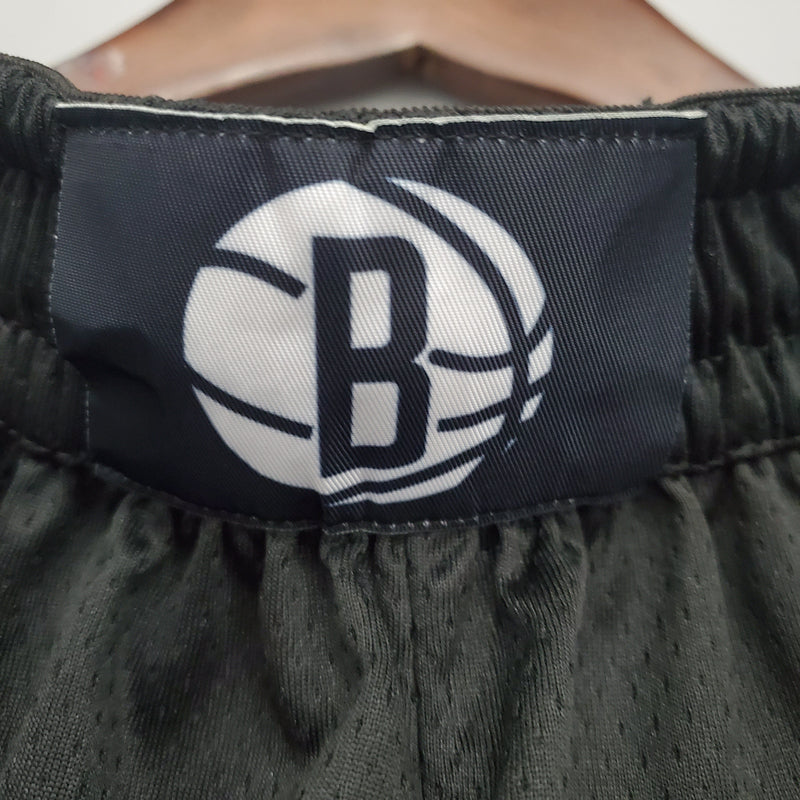 Shorts Brooklyn Nets City version black NBA - Pokas Store