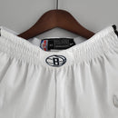 Shorts 75th anniversary Brooklyn Nets White NBA - Pokas Store