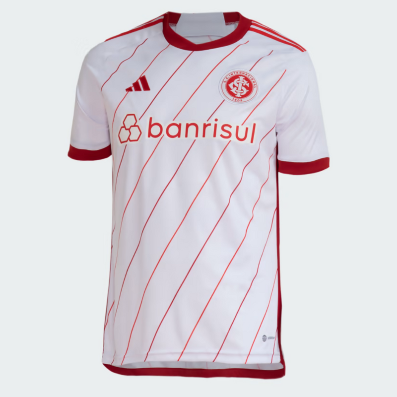 Camisa Internacional 2023/24 Visitante - Branca - Pokas Store