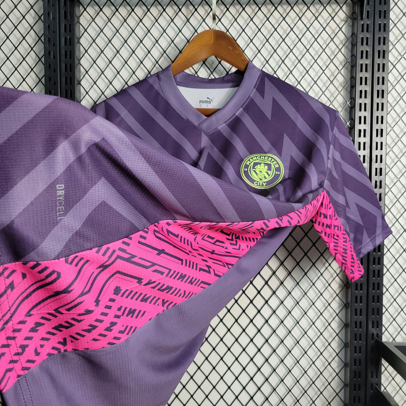 Camisa Manchester City Roxa 2023/24 Goleiro - Pokas Store