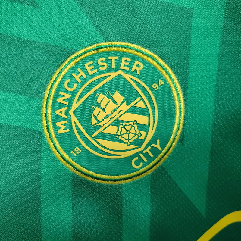 Camisa Manchester City Verde 2023/24 Goleiro - Pokas Store