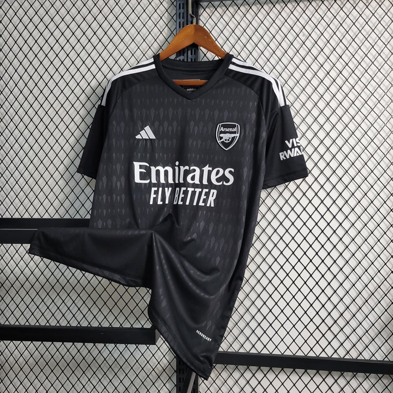 Camisa Arsenal Preta 2023/24 Goleiro - Pokas Store