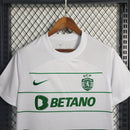 Sporting Portugal, Camisola Away, Temporada 2023-2024, Branco, Verde, Elegância, Qualidade, Adeptos, Comprar.