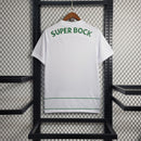 Sporting Portugal, Camisola Away, Temporada 2023-2024, Branco, Verde, Elegância, Qualidade, Adeptos, Comprar.