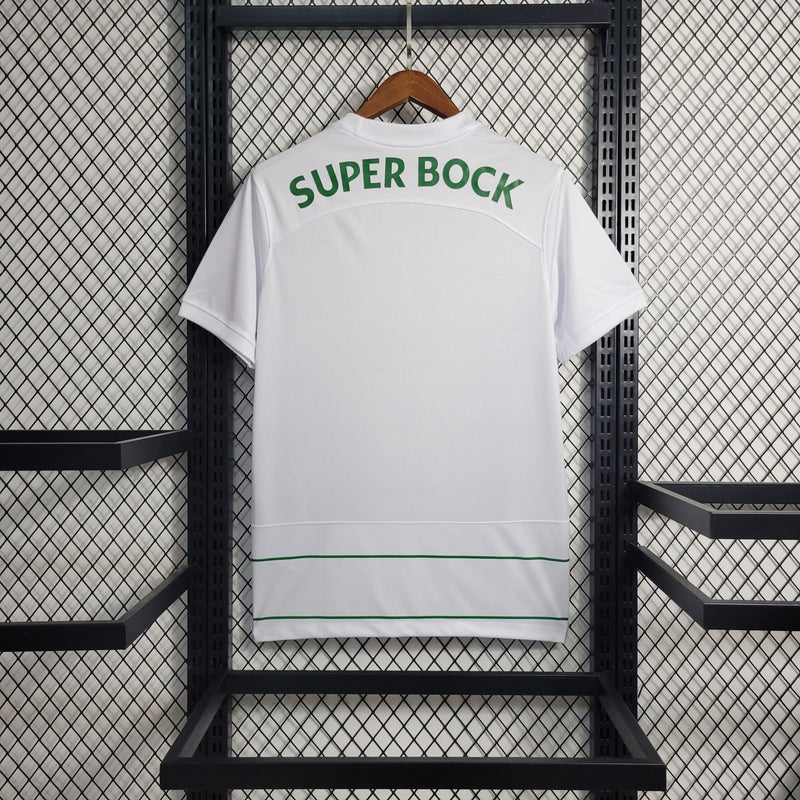 Sporting Portugal, Camisola Away, Temporada 2023-2024, Branco, Verde, Elegância, Qualidade, Adeptos, Comprar.