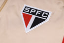 Conjunto de Frio São Paulo 2023/24 Bege- Treino - Pokas Store