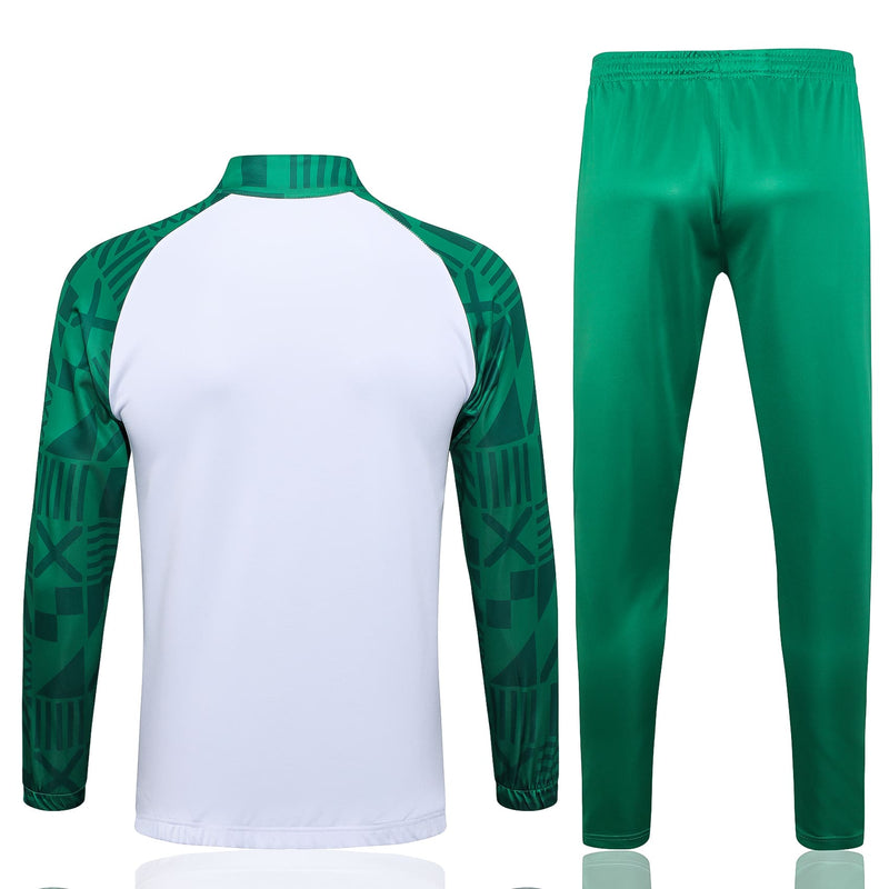 Conjunto de Frio Palmeiras 2023/24 Branco - Viagem - Pokas Store