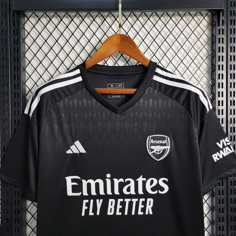 Camisa Arsenal Preta 2023/24 Goleiro - Pokas Store