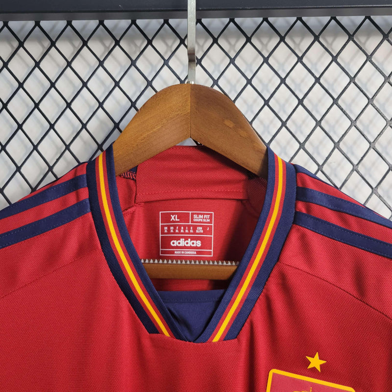 Camisa Seleção Espanha 2022/23 Home - Pokas Store