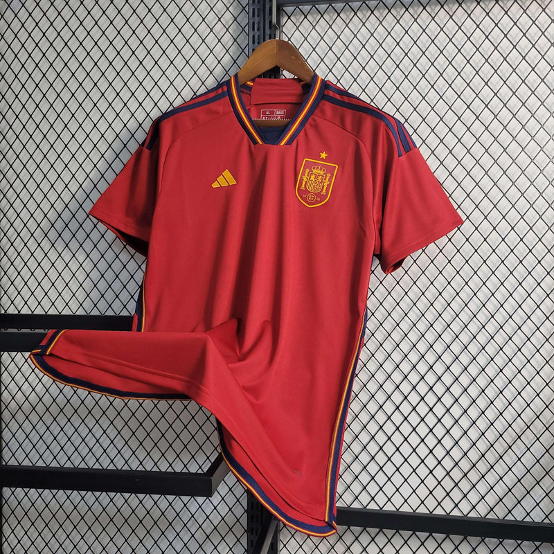 Camisa Seleção Espanha 2022/23 Home - Pokas Store