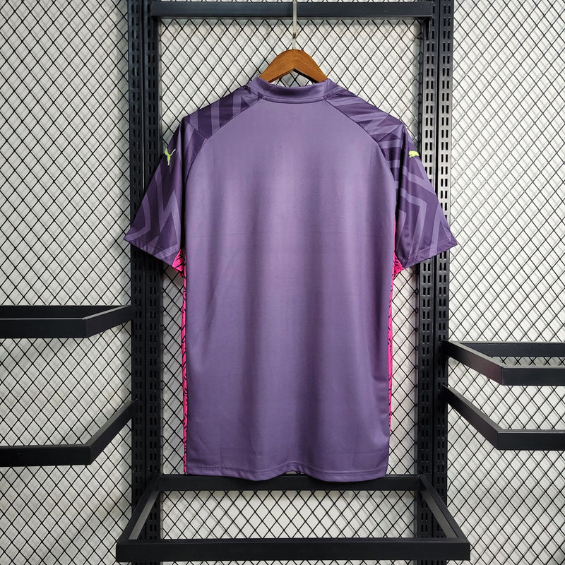 Camisa Manchester City Roxa 2023/24 Goleiro - Pokas Store