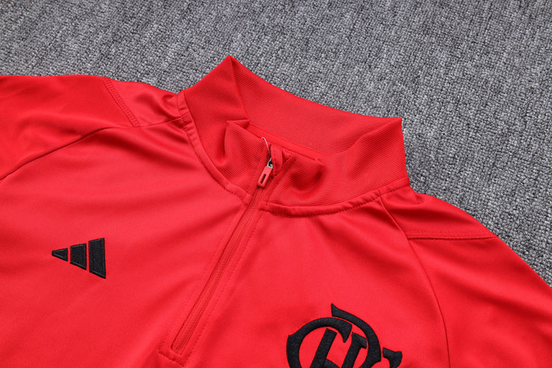 Conjunto de Frio Flamengo 2023/24 - Treino - Pokas Store