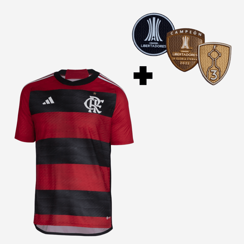 Camisa Flamengo 2023/24 Home - Pokas Store